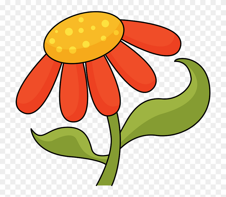 Rote Blume Clipart - Png Download