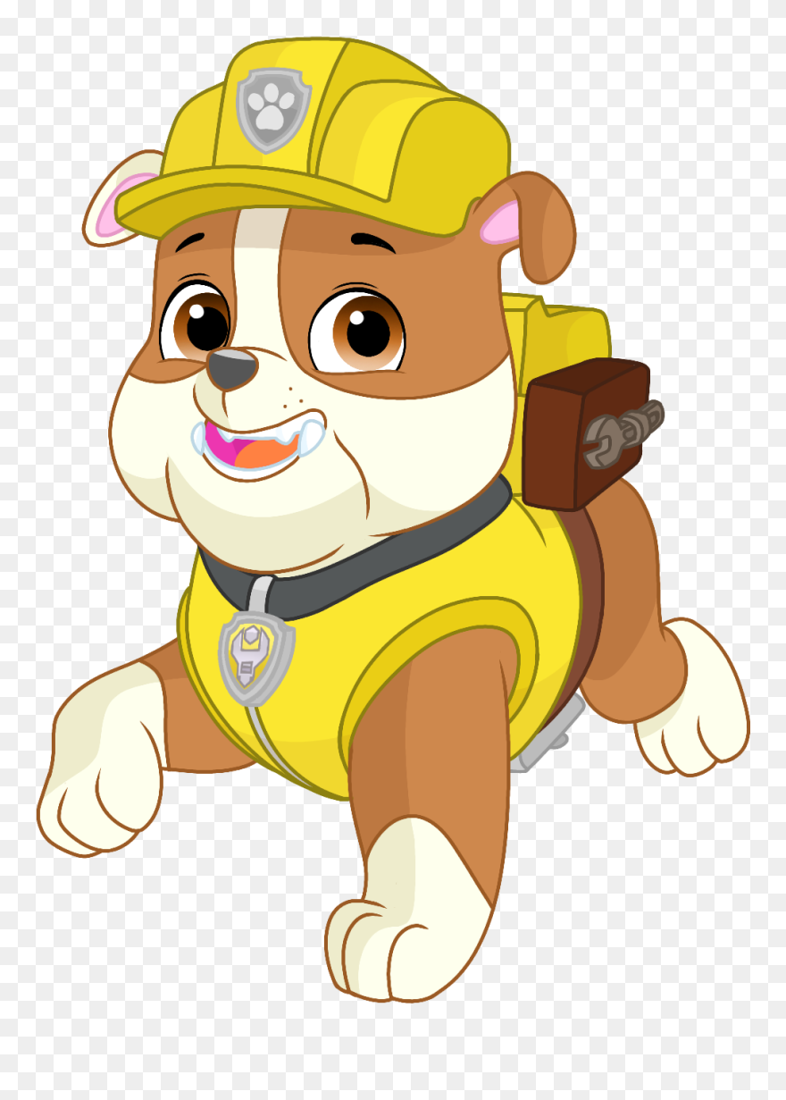 Show Accurate Rubble Paw Patrol - Cartoon Clipart