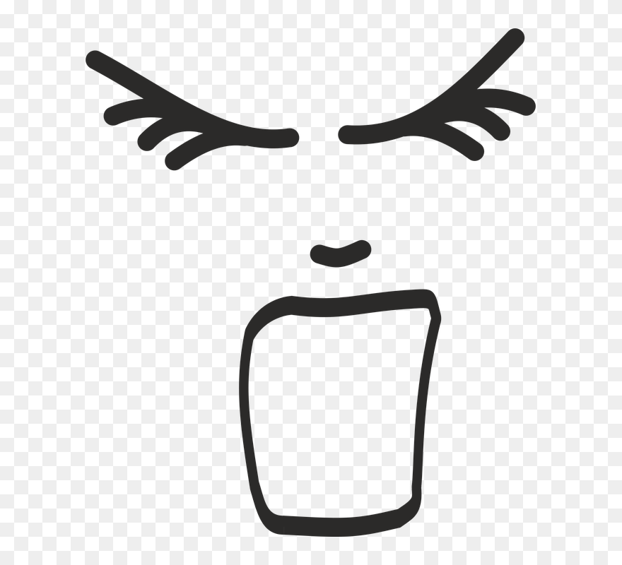 Emotions Clipart Transparent Background - Screaming Face Clipart - Png Download