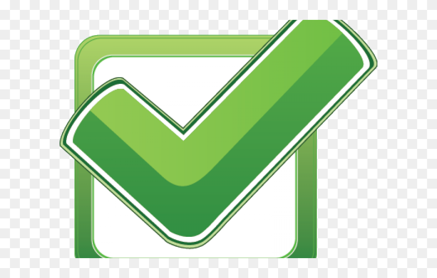 Transparent Check Mark Clipart - Green Check Box - Png Download