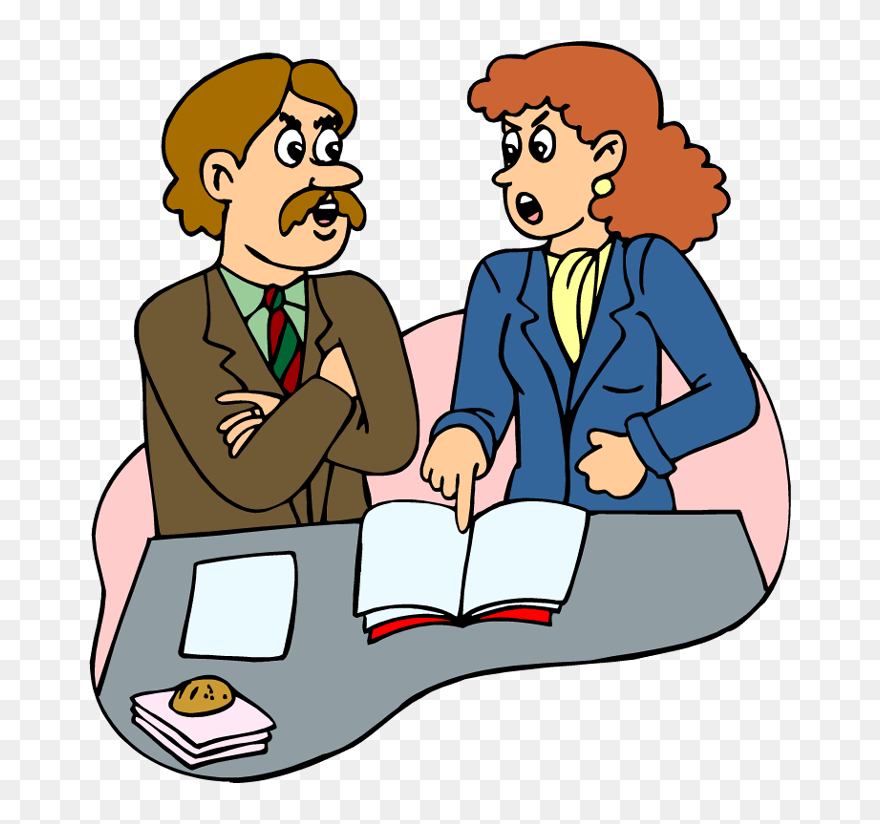 Parents Clipart Responsible Parent, Parents Responsible - Parent Arguing With Teacher - Png Download