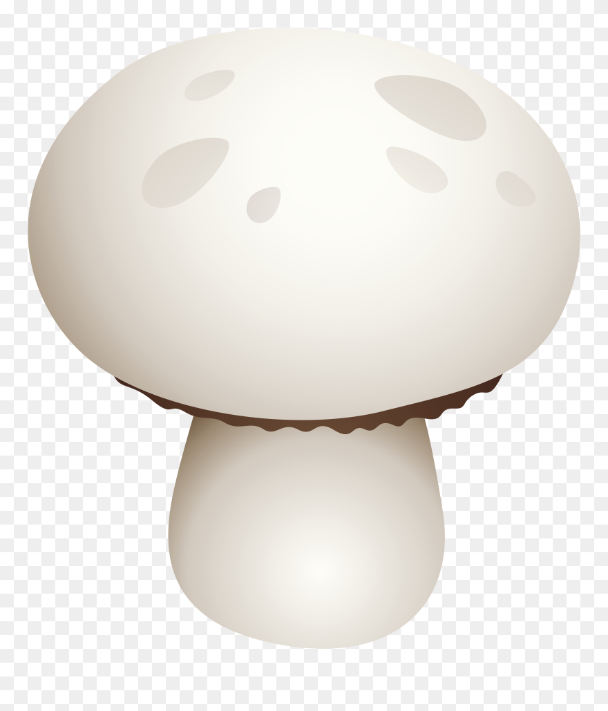 Transparent Mushroom Clip Art - White Mushroom Clipart - Png Download