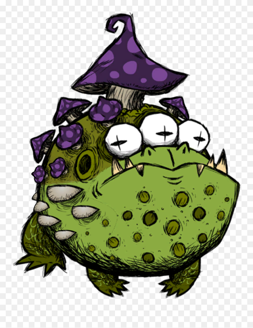 Raw Turkey Standing Clipart Svg Transparent Download - Don T Starve Misery Toadstool - Png Download