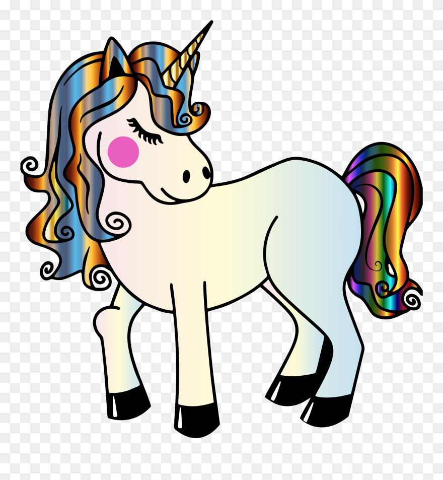 Unicorn Clipart Transparent - Unicorn Emoji Coloring Pages - Png Download