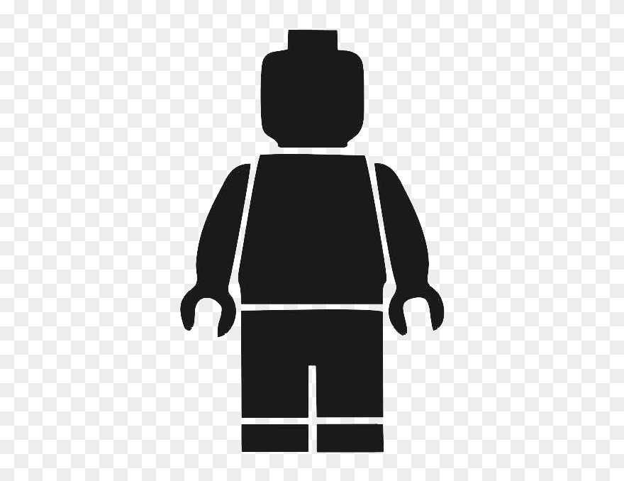 Lego Clipart Silhouette - Lego Silhouette - Png Download