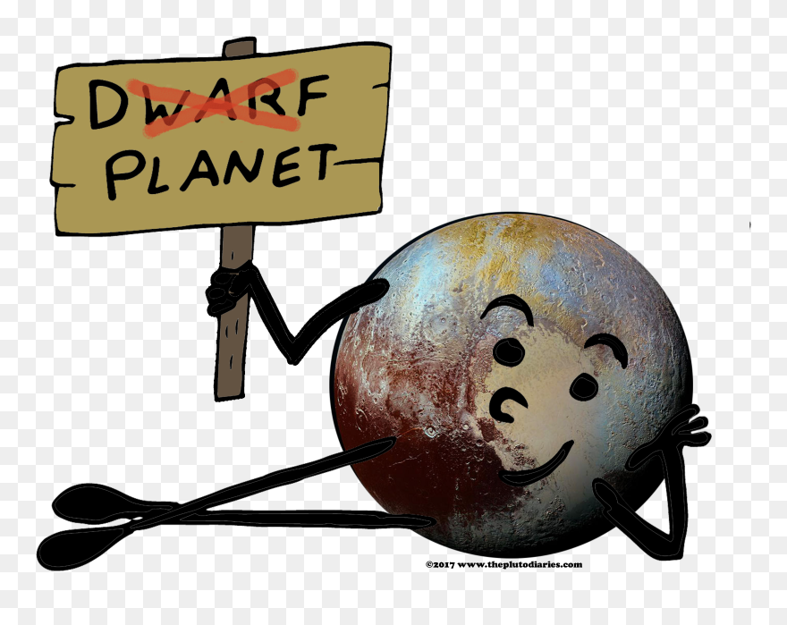 Transparent Funny Human Brain Clipart - Dwarf Planet Pluto Png