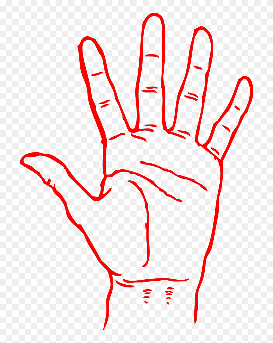 Hand Clipart Black And White - Png Download
