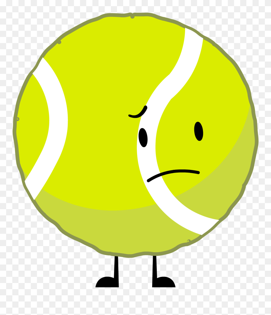 Tennis Ball Clipart Bfdi - Smiley - Png Download
