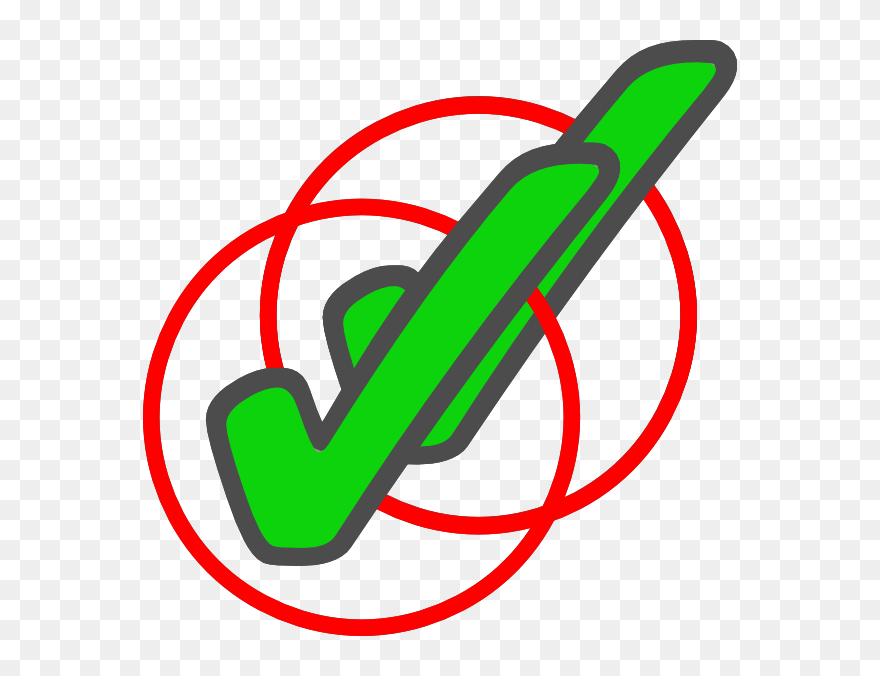 Double Check Marks Green Clipart