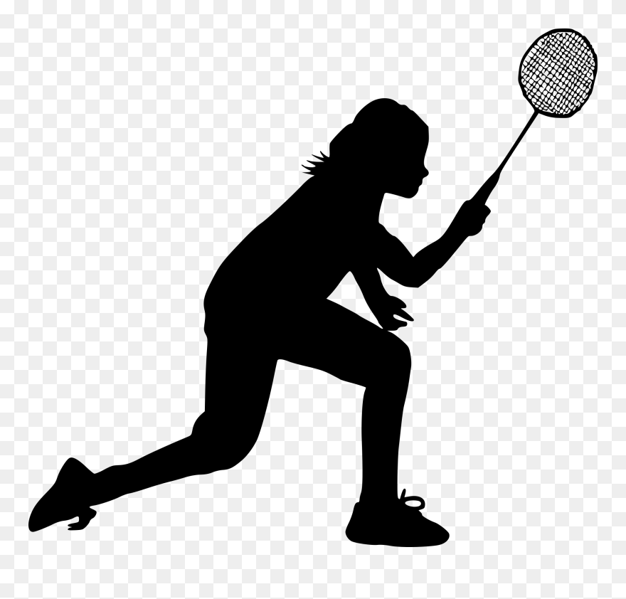 8 Badminton Silhouette - Clipart Transparent Background Badminton - Png Download