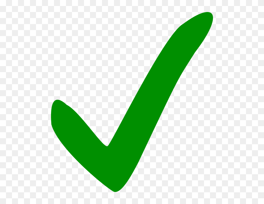Check Mark Clip Art - Transparent Check Vector - Png Download