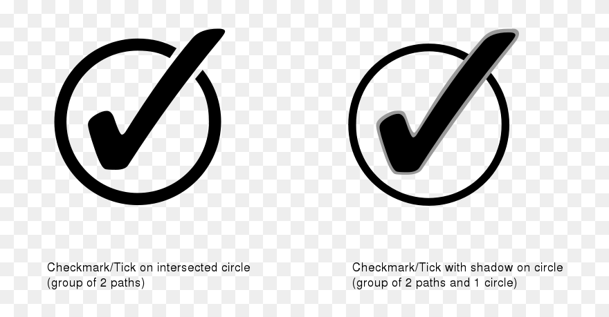 Checkmark On Circle - Checkmark In Circle Icon Png Clipart