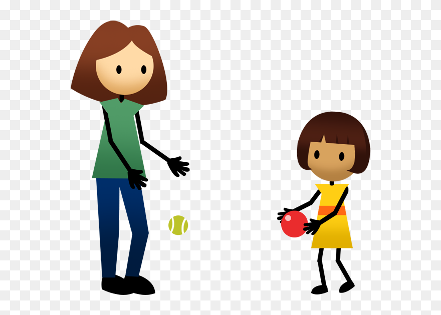 Activities Active For Life - Bounce And Catch Ball Clipart