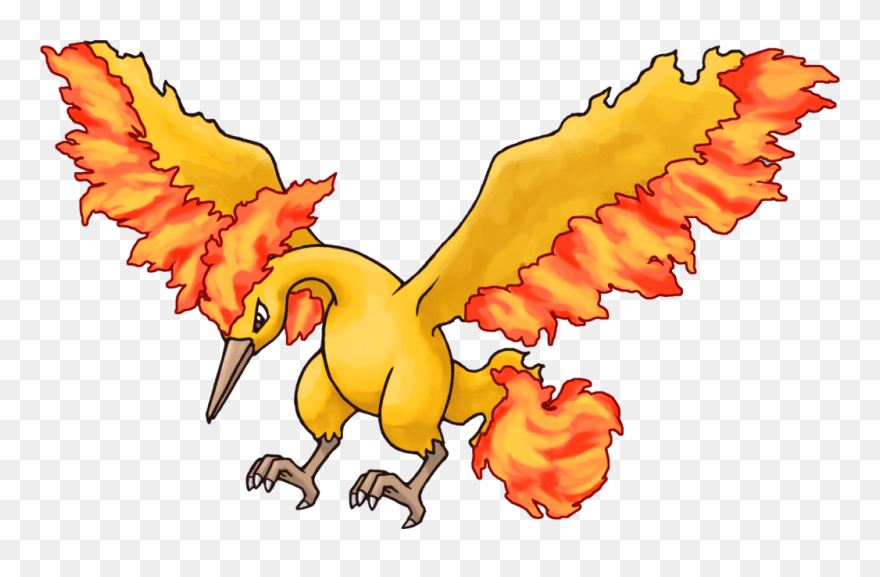 Moltres Pokemon - Moltres Png Clipart