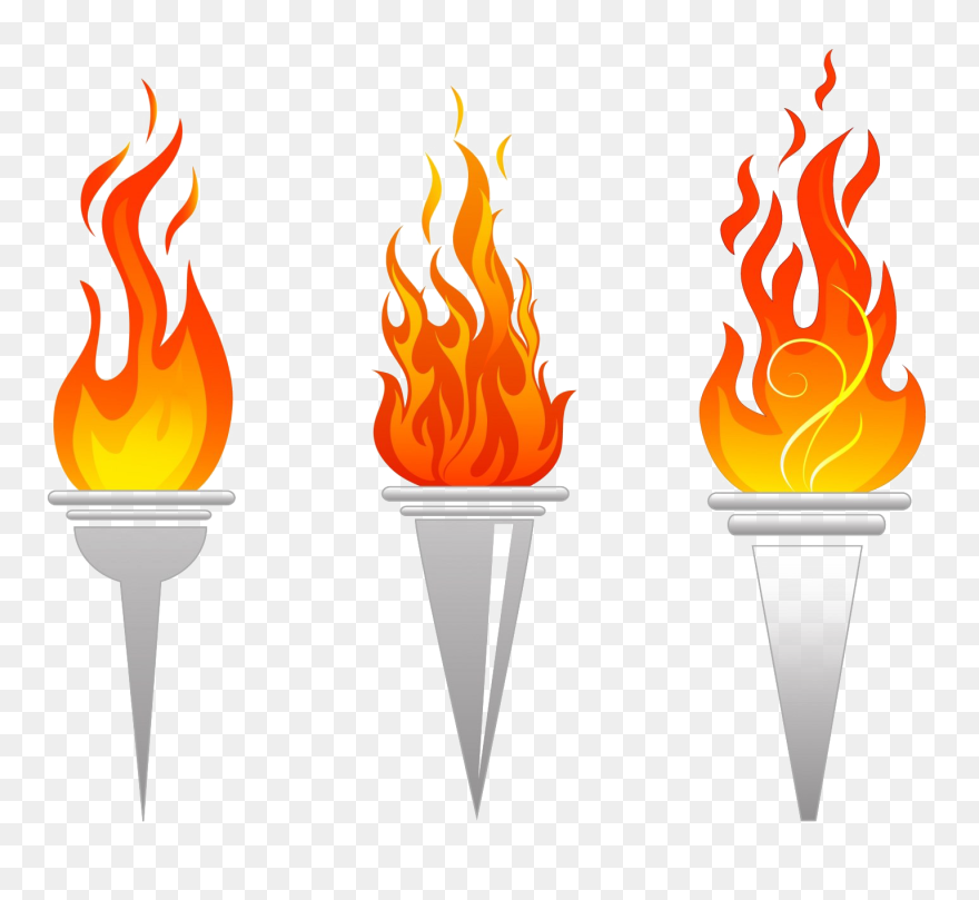 Olympic Torch Png File - Olympic Torch Transparent Background Clipart
