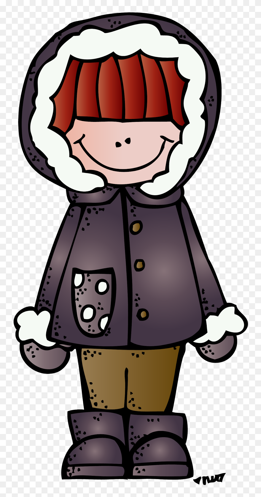 January Clipart January Cold, Picture - Winter Melonheadz Clipart - Png Download