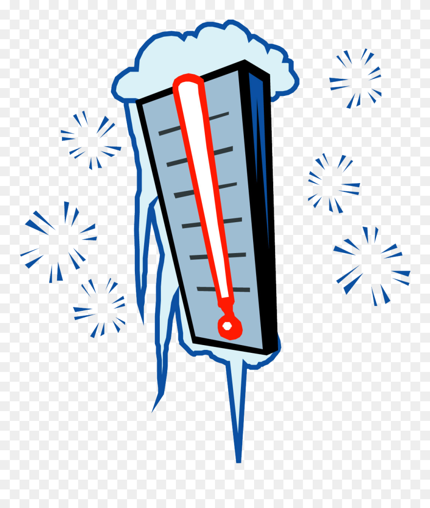 Temperature Weather Clip Art - Cold Temperature Clipart Png Transparent Png