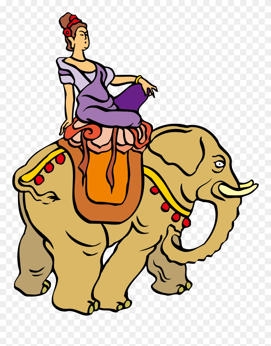Indian Elephant Ganesha Clip Art - Clip Art - Png Download