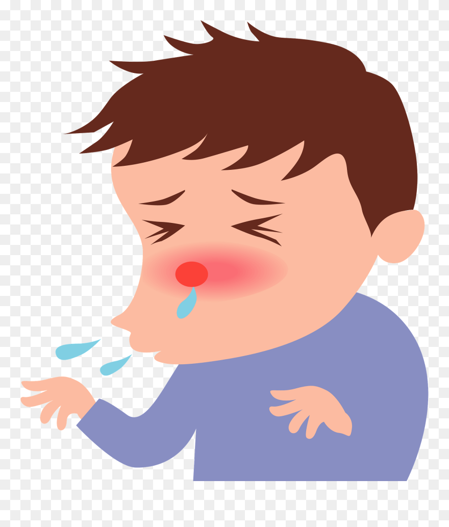 Cold Sneeze Boy Clipart - Sneeze - Png Download