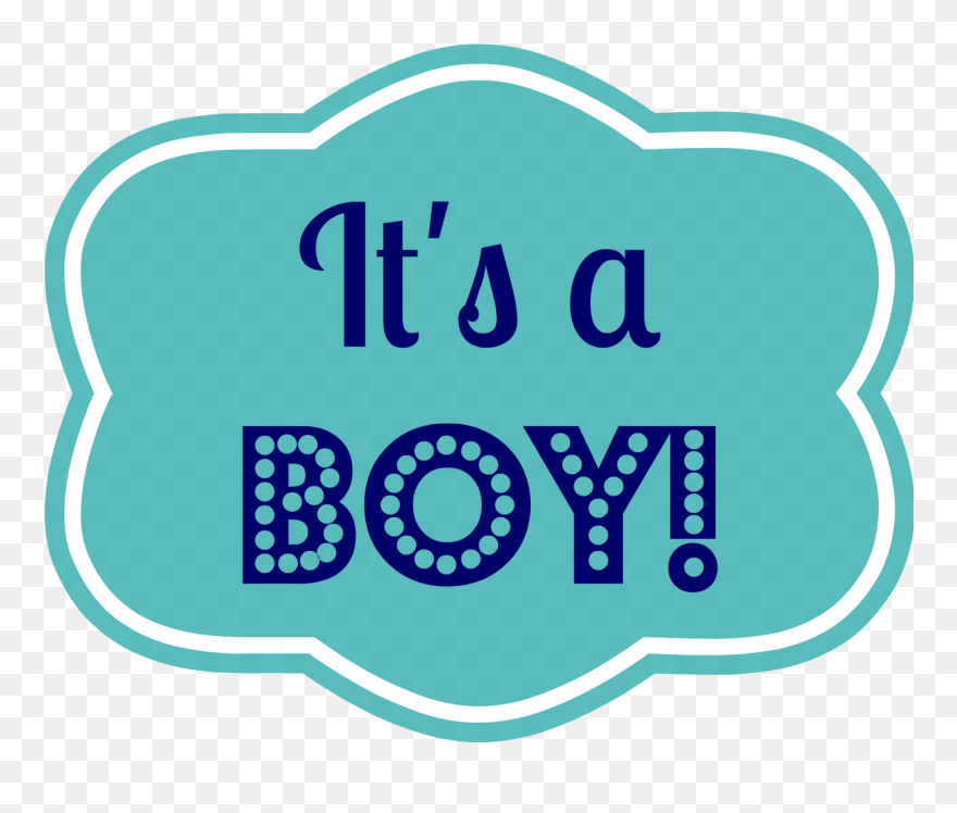 Congratulations Its A Boy Gallery Collection - Circle Clipart