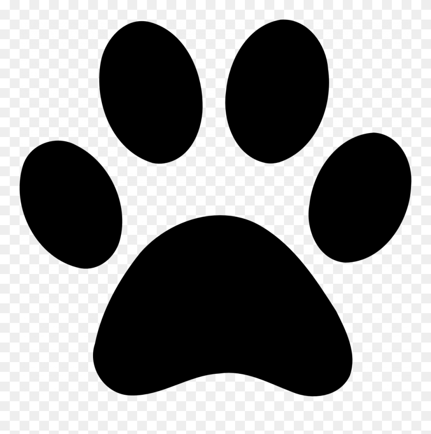 Download Winning Bear Paw Print Clip Art - Paw Print - Png Download