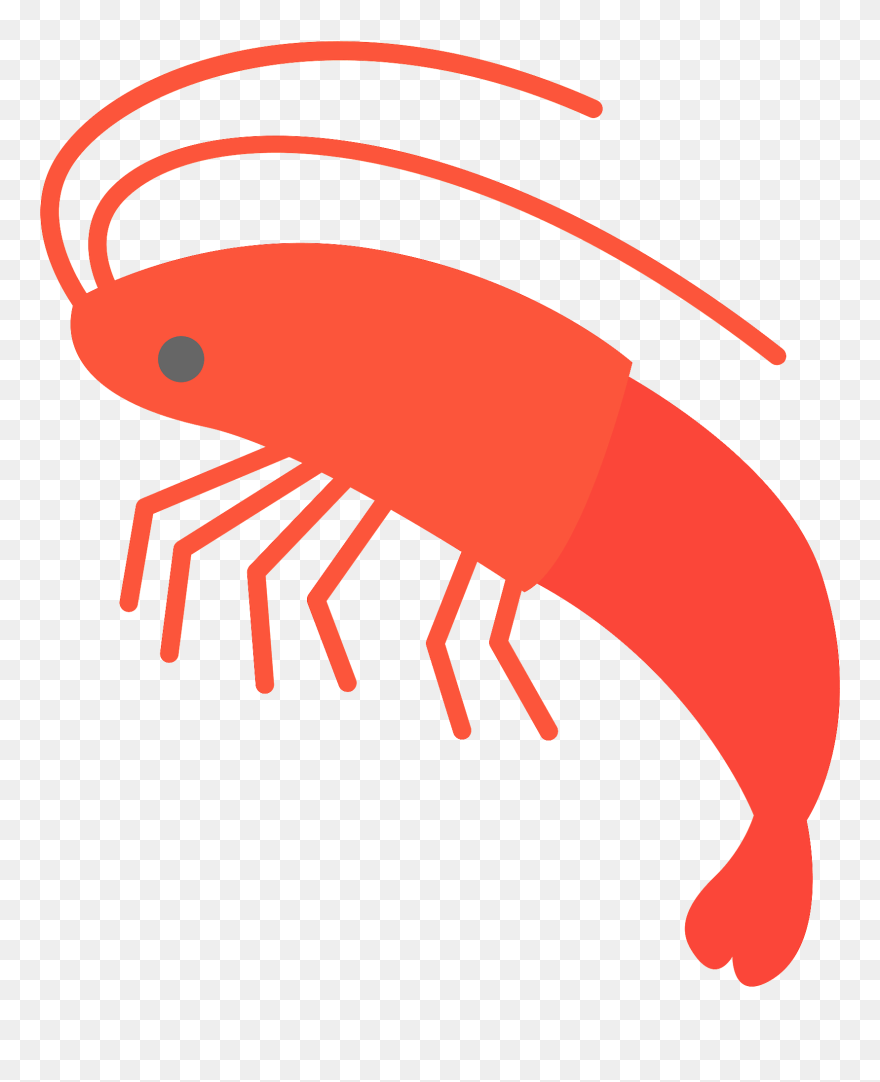 Shrimp Animal Clipart - エビ イラスト 商用 フリー - Png Download