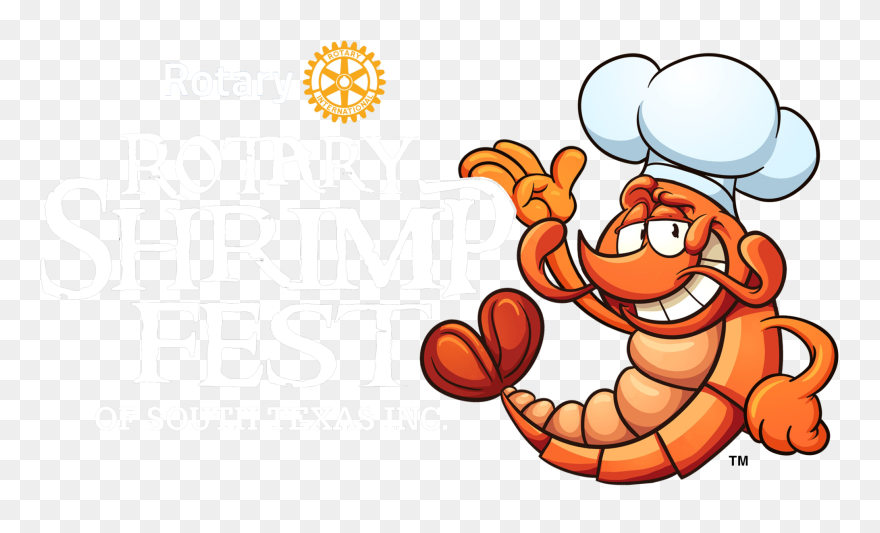 Rotary Shrimp Fest - Cartoon Shrimp Clipart