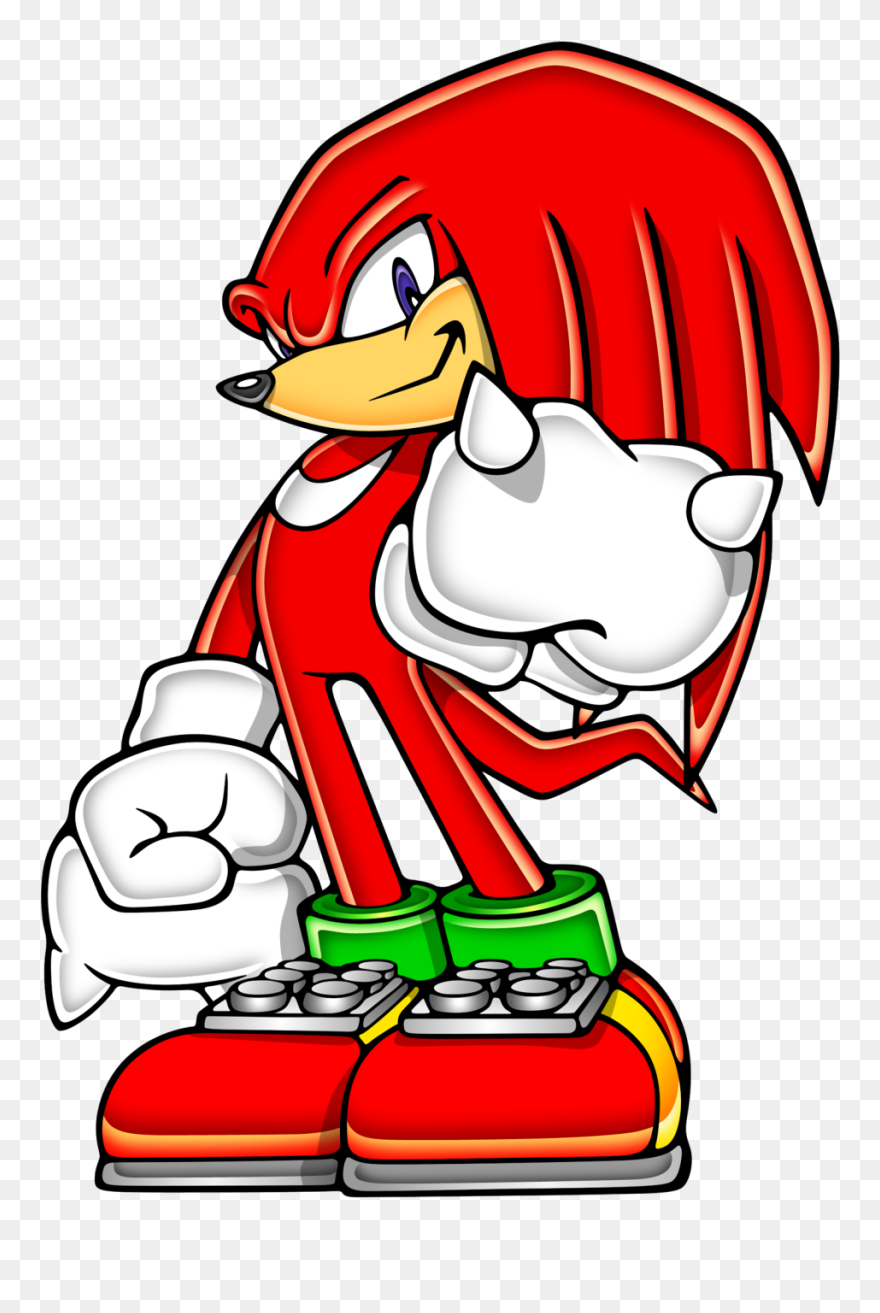 Sonic The Hedgehog Clipart Knuckles The Echidna - Knuckles The Echidna - Png Download