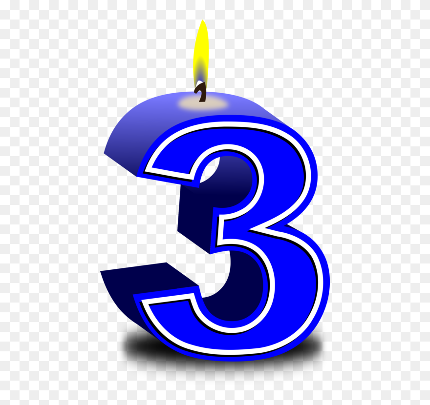 Symbol,electric Blue,logo - 3rd Happy Birthday Png Clipart