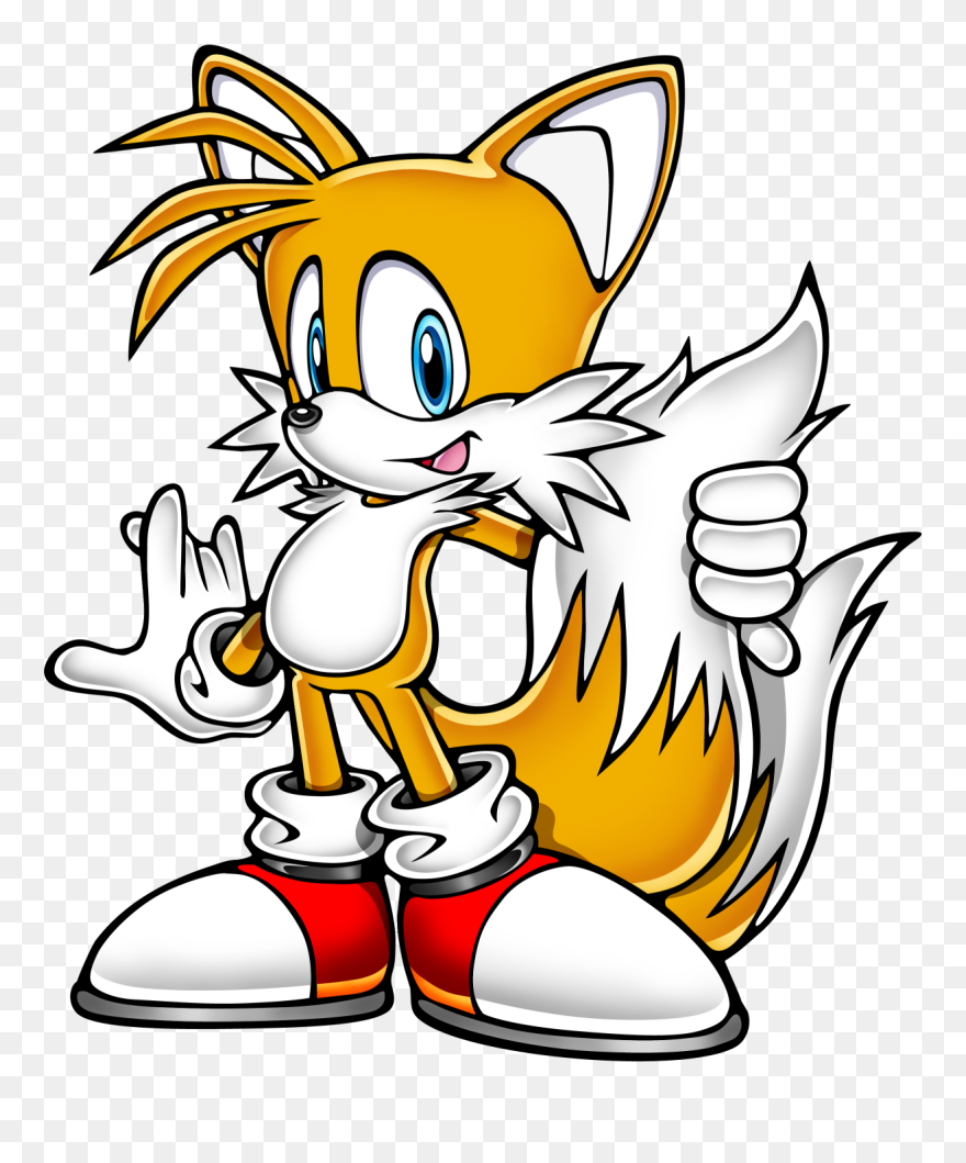 Sonic The Hedgehog Clipart Sonic Head - Miles Tails Prower - Png Download