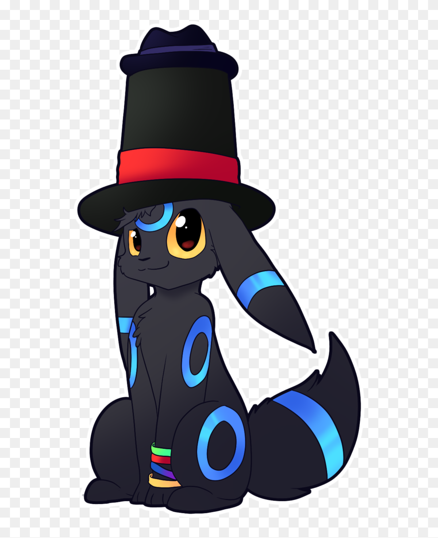 Pink Clipart Top Hat - Umbreon Top Hat - Png Download