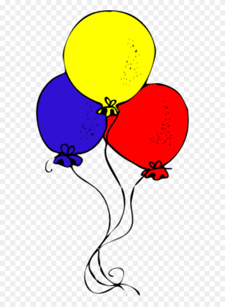 Transparent Birthday Balloons Border Png - Border Birthday Balloons Hd Png Clipart