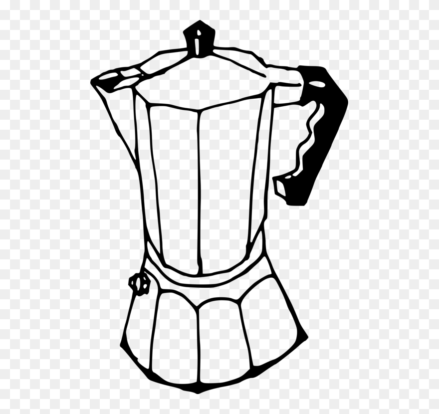 Monochrome Photography,artwork,shoe - Coffee Pot Line Art Clipart