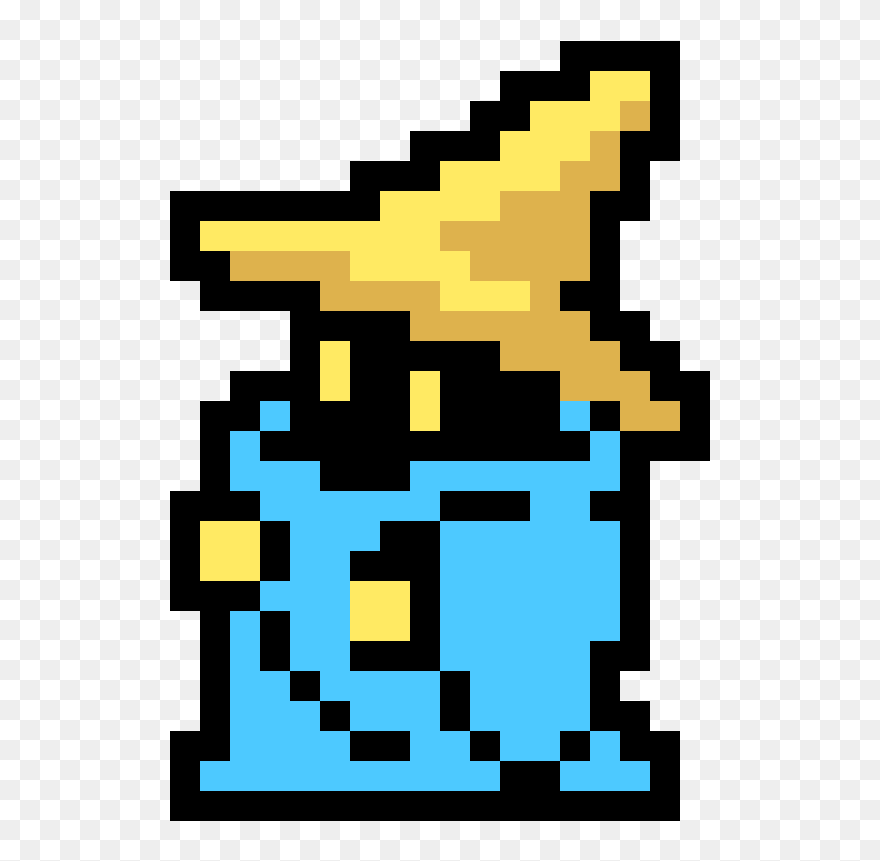 Final Fantasy 1 Dark Mage Clipart