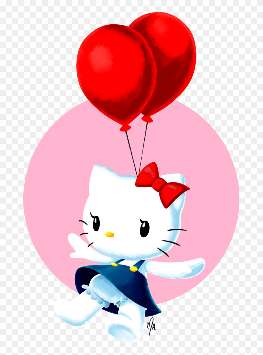 Hello Kitty World By Gatodelfuturo On Clipart Library - Hello Kitty Balloon Clipart Png Transparent Png
