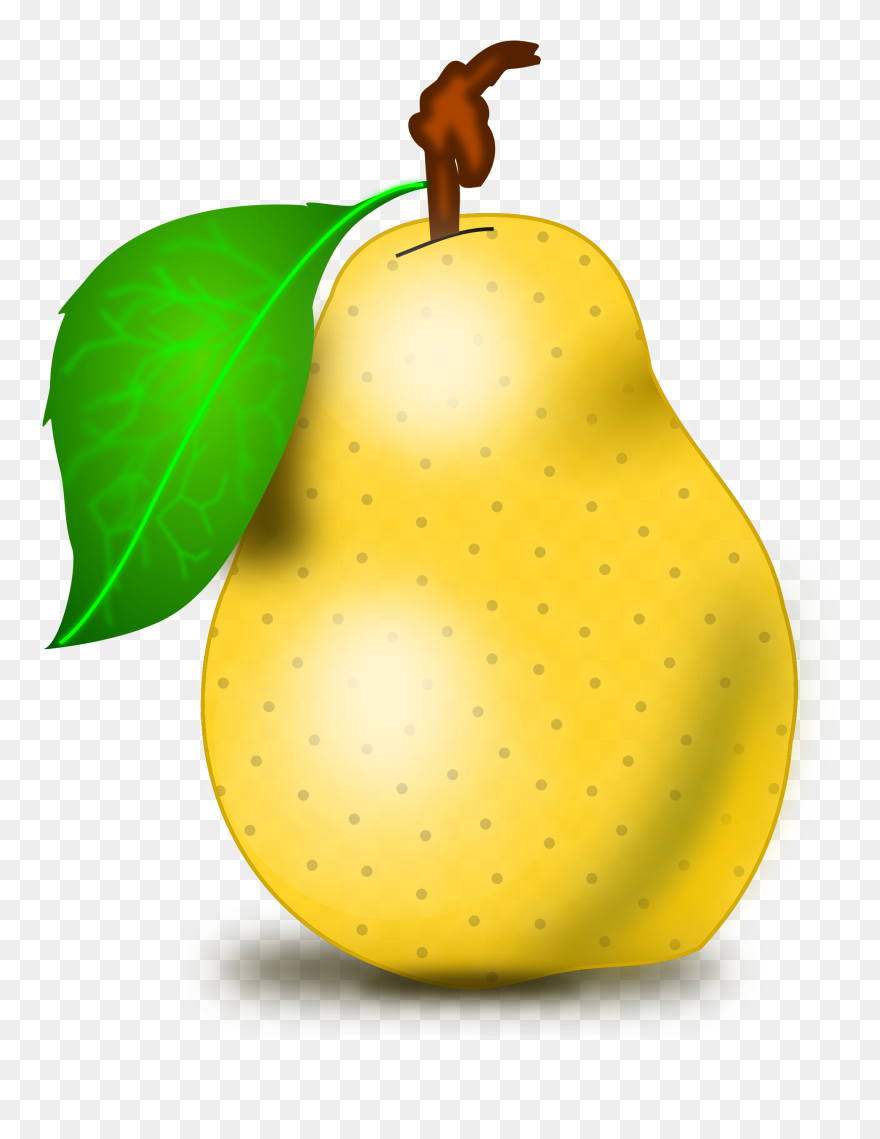 Pear Clipart Beautiful - Pear Clipart - Png Download