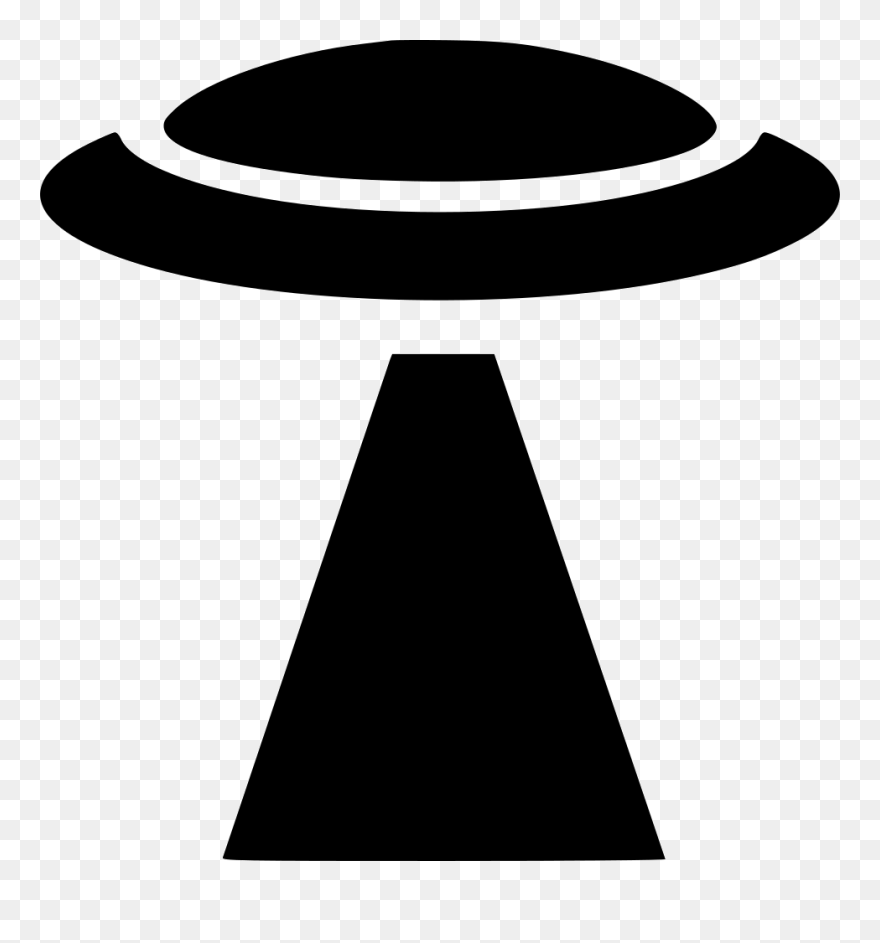 Svg Png Icon Free - Black Ufo Clipart Transparent Png