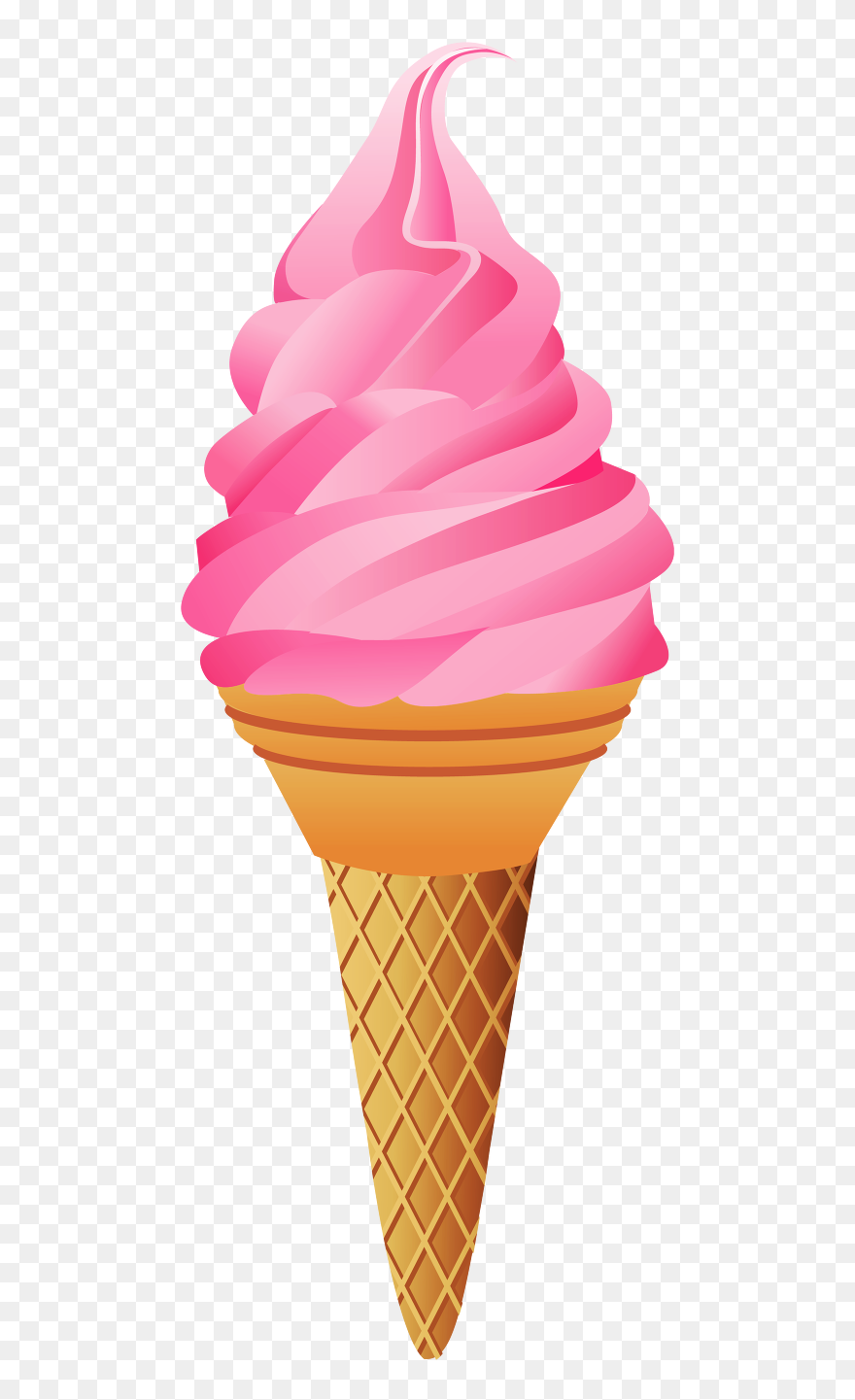 Clipart Church Fete - Strawberry Ice Cream Clipart - Png Download