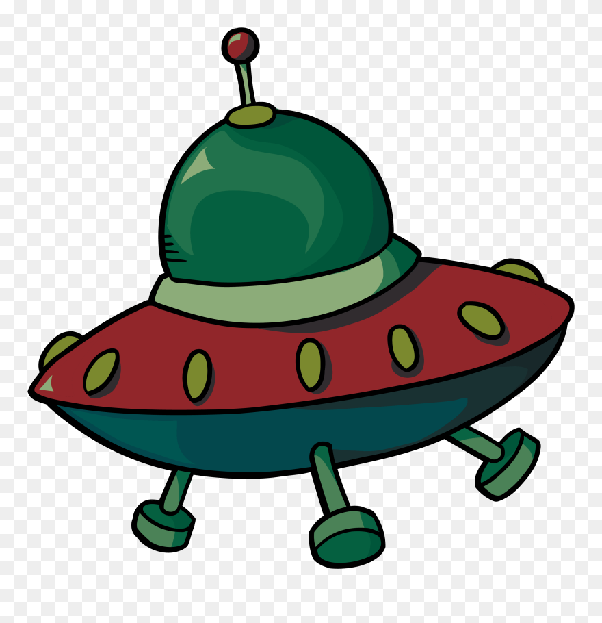 Sci Fi Clipart Ufo - Ovni Dibujo Png Transparent Png