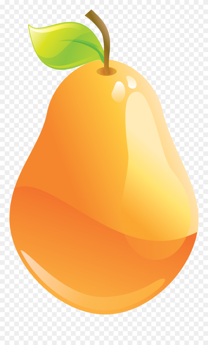 Pear Transparent Picture - Cartoon Fruit And Vegetables Clipart