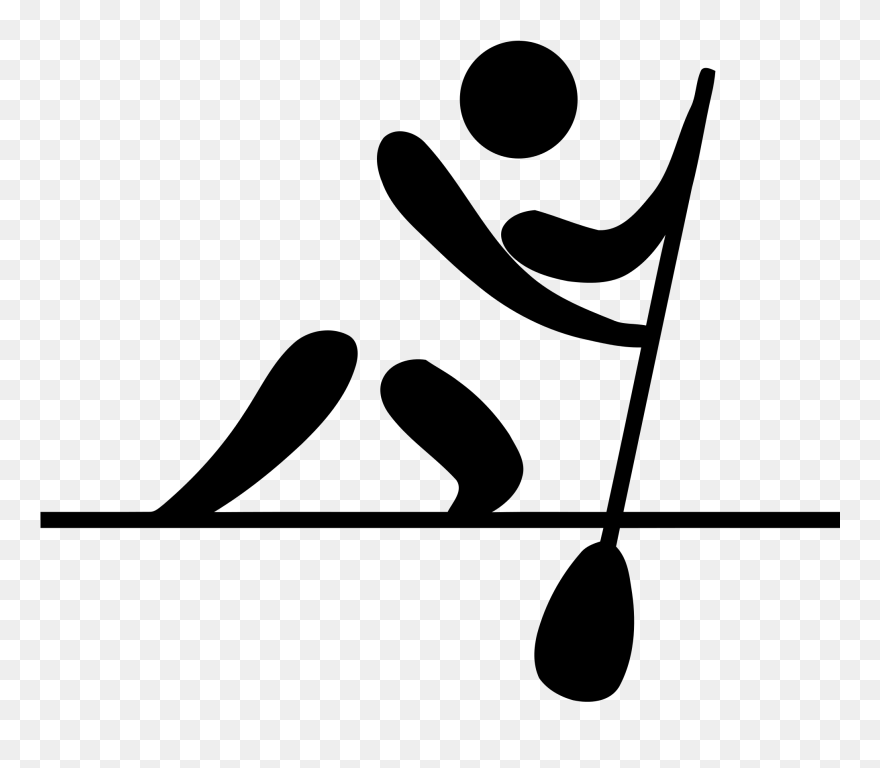 Canoe Sprint Olympics Logo Clipart