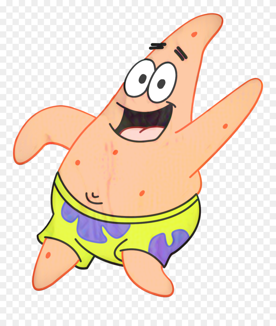 Patrick Star Spongebob Squarepants Squidward Tentacles - Transparent Spongebob Patrick Png Clipart