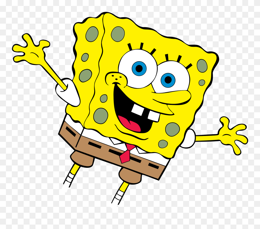 Sponge Bob Clip Art - Sponge Bobcliparts - Png Download