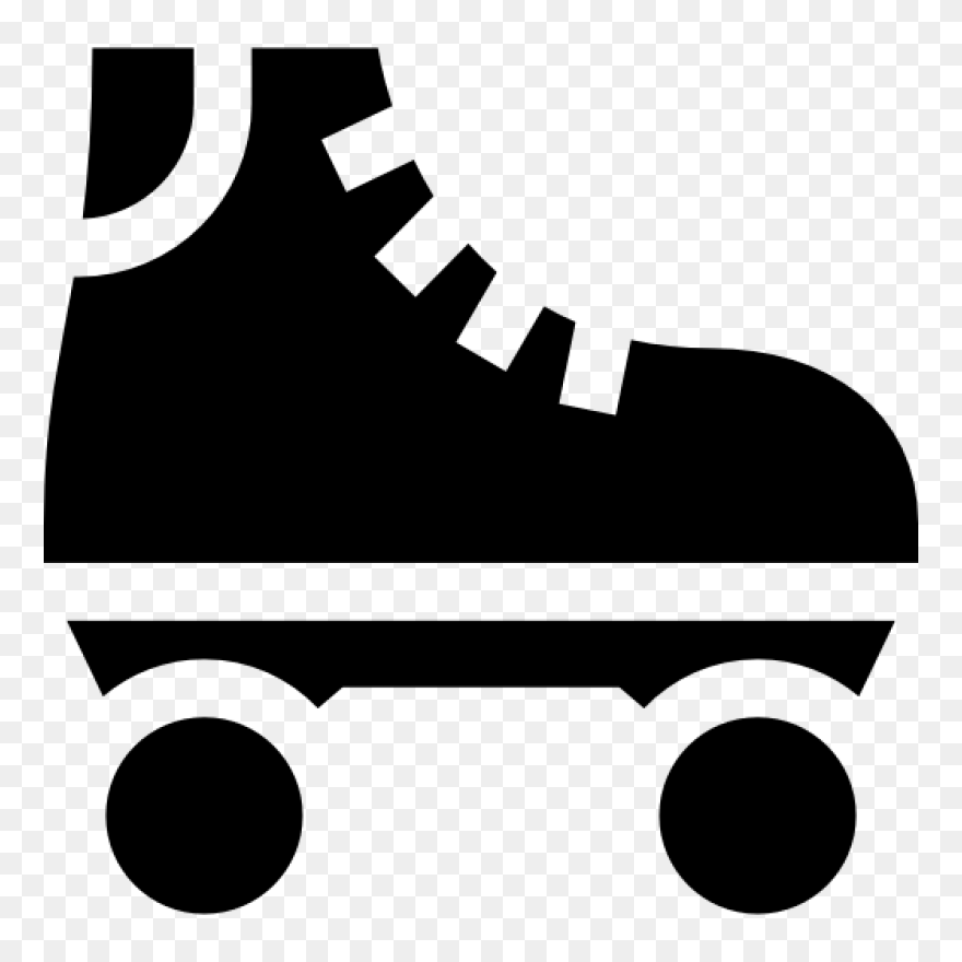 Roller Skates Png Image - Roller Skate Clip Art Black Transparent Png
