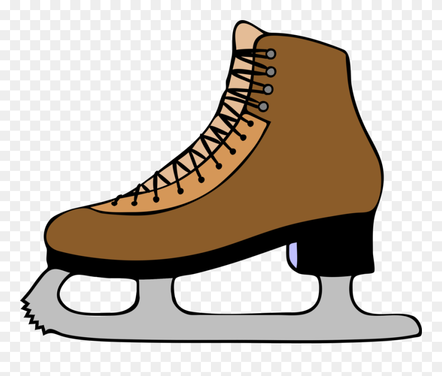 Artwork,walking Shoe,outdoor Shoe - Ice Skate Clipart Png Transparent Png