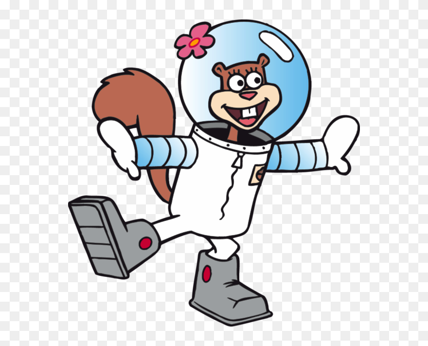 Transparent Barney Clipart - Sandy Spongebob - Png Download