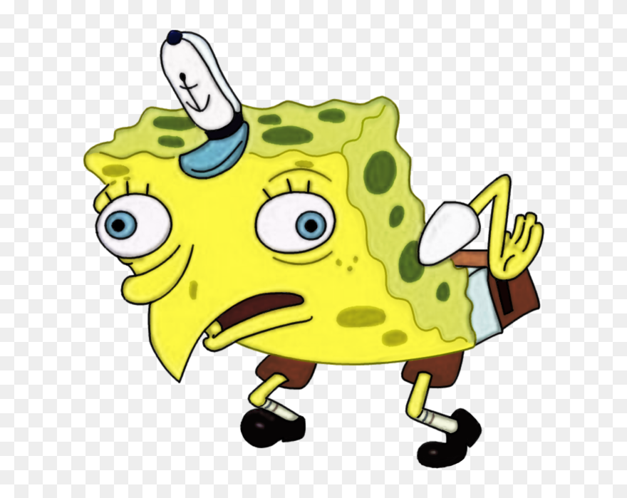 High Resolution Mocking Spongebob - Spongebob Mocking Meme Png Clipart