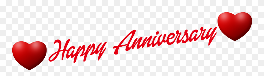 Transparent Anniversary Clipart - Transparent Background Happy Anniversary Clipart - Png Download