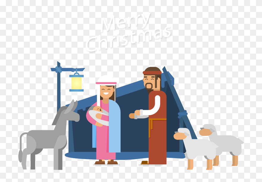 Nativity Of Christmas Day Jesus Png Free Photo - Christmas Day Clipart