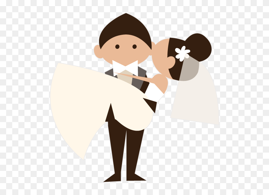 Transparent Bride And Groom Images Clip Art - Wedding Png